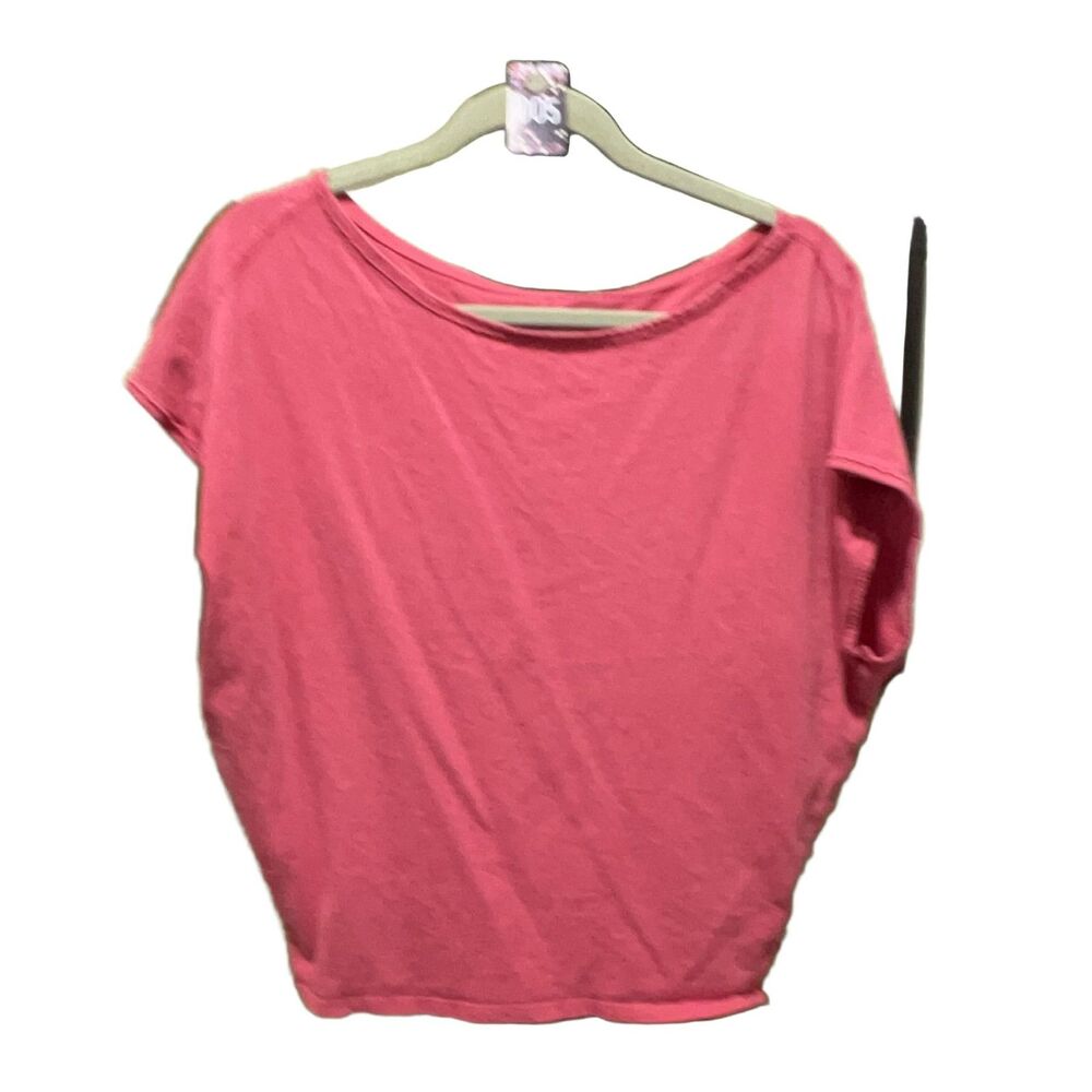 We The Free Dolman Sleeve Top Women's Pink Cotton S/P Short Sleeve Easy Care